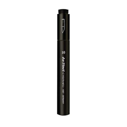 da Vinci CASANEO Series 1597TP Size 10 Synthetic Slanted Edge Travel Pocket Dagger Brush